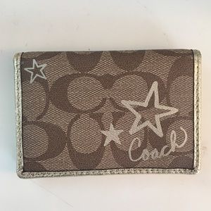 Metallic Coach Wallet